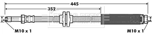 BORG & BECK Pidurivoolik BBH7360